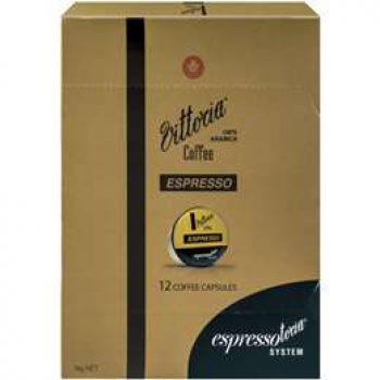 Vittoria Espressotoria Espresso Coffee Capsules 12 pack