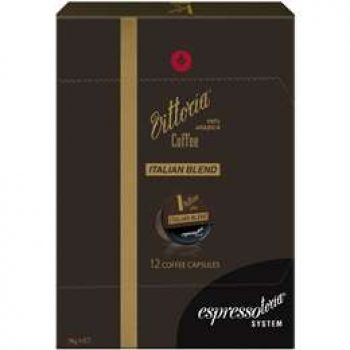 Vittoria Espressotoria Italian Coffee Capsules 12 pack