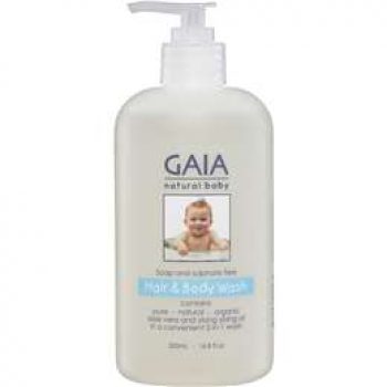Gaia Natural Baby Hair & Body Wash 500ml