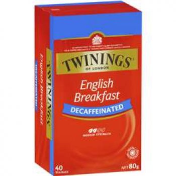 Twinings Decaffeinated English Breakfast Tea 40 pack