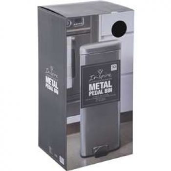 Inspire Metal Pedal Bin 30l each