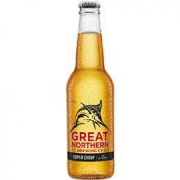 Great Northern Brewing Company Super Crisp Lager Bottle 330ml single