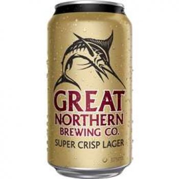 Great Northern Brewing Company Super Crisp Lager Can 375ml single