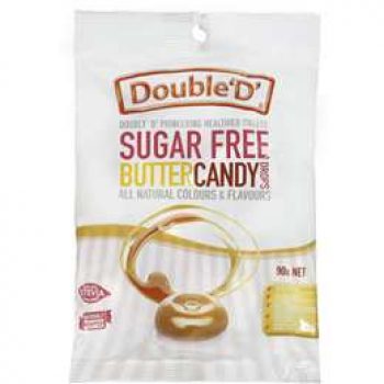 Double D Butter Candy Sugar Free 90g bag