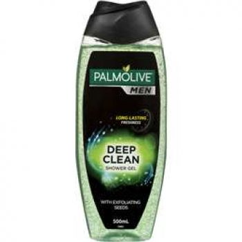 Palmolive Men Deep Clean Soap Free Body Wash Exfoliating 500ml