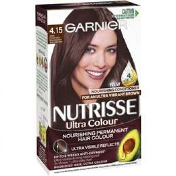Garnier Nutrisse Creme 4.15 Mahogany Ash Brown each