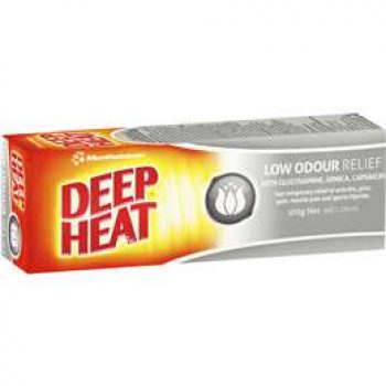 Mentholatum Low Odour Deep Heat Relief 100g