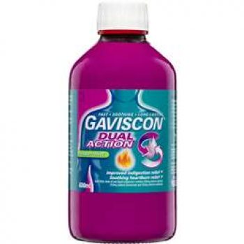 Gaviscon Dual Action Heartburn & Indigestion Liquid Peppermint 600ml