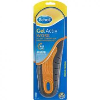 Scholl Gelactiv Insoles Men’s Work 1 pair