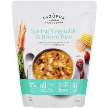 La Zuppa Spring Veg & Brown Rice Pouch 540g