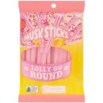 Lolly Go Round Musk Sticks  320g