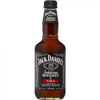 Jack Daniel’s Tennessee Whiskey & Cola Bottle 330ml