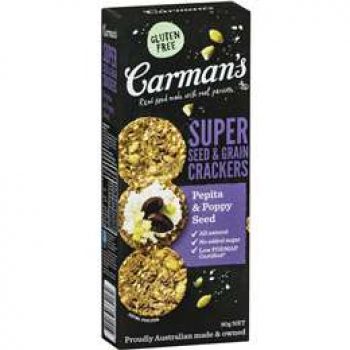 Carman’s Crackers Pepita & Poppy Seed 80g