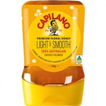 Capilano Light & Smooth Honey Upside Down 340g
