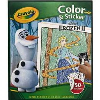 Crayola Color & Sticker Book Frozen each