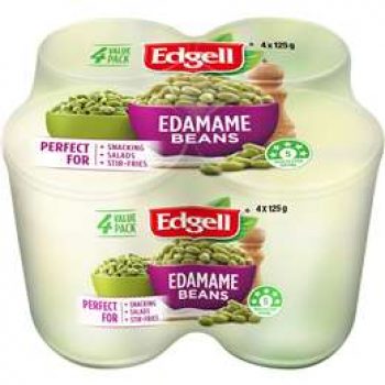 Edgell Edamame Bean Cans 4x125g