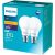 Philips Led 470lm Warm Bc  2 pack