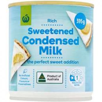 Woolworths Sweetened Condensed Milk 395g