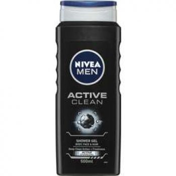 Nivea Men Active Clean Shower Gel 500ml