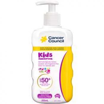 Cancer Council Kids Pump Spf 50+ 200ml