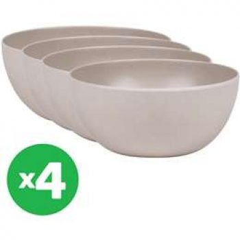 Bamboo Round Bowl Set – Pebble X4 Bundle
