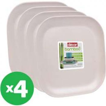 Bamboo Plate Set – Pebble X4 Bundle