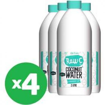 Raw C Coconut Water 2l X4 Bundle