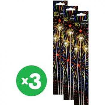 Sparkler 24 Pack X3 Bundle