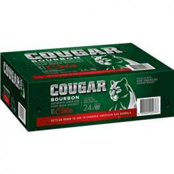 Cougar Bourbon Whiskey & Cola Cans 24x375ml