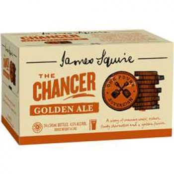 James Squire The Chancer Golden Ale Bottles 24x345ml case