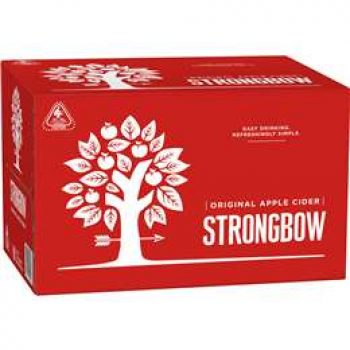 Strongbow Apple Cider Original Bottles 24x355ml case