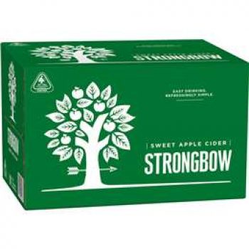 Strongbow Apple Cider Sweet Bottles 24x355ml case