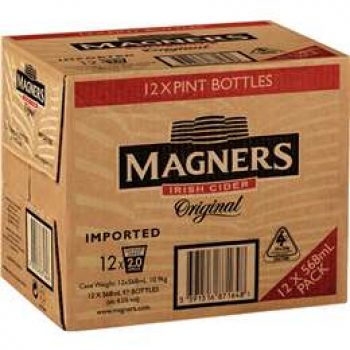 Magners Apple Cider Irish Bottles 12x568ml case