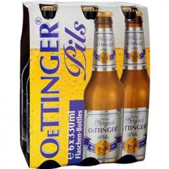 Oettinger Pilsner Bottles 6x330ml