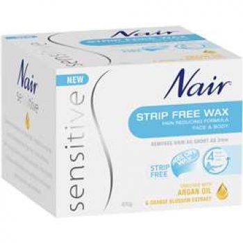 Nair Sensitive Strip Free Wax  400g