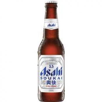 Asahi Soukai Premium Lager Low Carb Bottle 330ml single