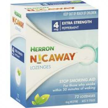 Herron Nicaway Nicotine Lozenges 4mg 72 pack