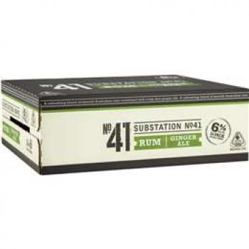 Substation Rum & Ginger Ale Carton 24x375ml
