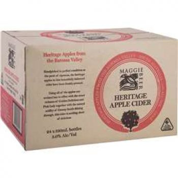 Maggie Beer Apple Cider Bottles  330ml x24 case