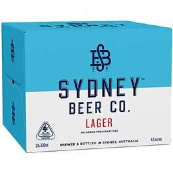 Sydney Beer Co Lager  24x330ml