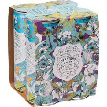 Crafters Union Pinot Gris Can  250ml x4 pack