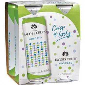 Jacob’s Creek Moscato Cans 4x250ml