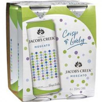 Jacob’s Creek Moscato Cans 24x250ml