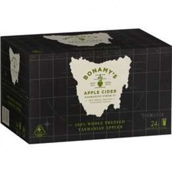 Bonamy’s Tasmanian Apple Cider Bottles  330ml x24 case