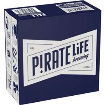 Pirate Life Brewing American Pale Ale Cans  355ml x16 case