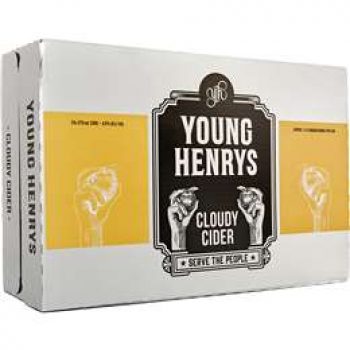 Young Henrys Cloudy Cider Cans Carton 24x375ml