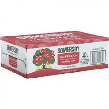 Somersby Watermelon Cider Cans  375ml x24 case