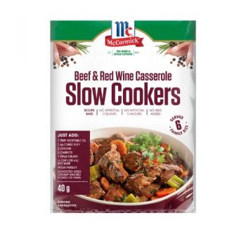 McCormick Seasoning – Beef & Red Wine Casserole