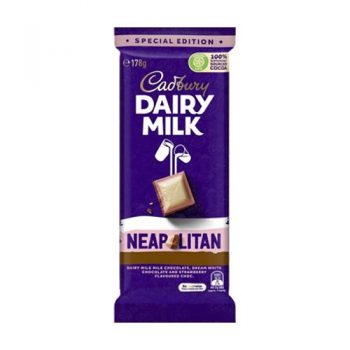 Cadbury Neapolitan Chocolate Block 178g