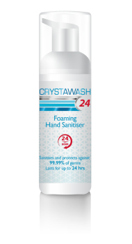 Crystawash® 24 Foaming Hand Sanitiser 50ml